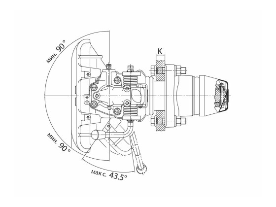 RO50 Automationenhet kpl. A handtag upp H
