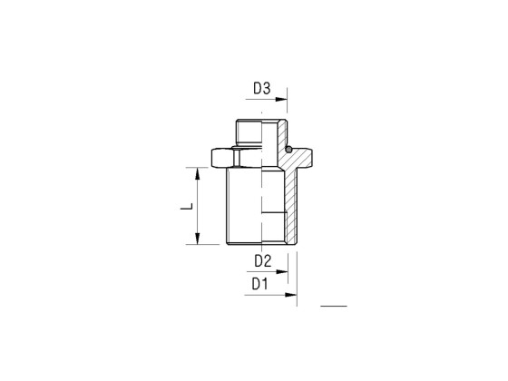 Raufoss Skottgenomgång M22x1,5-m16x1,5-m16x1,5