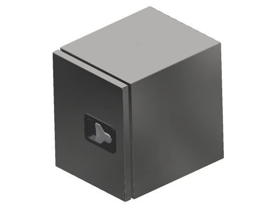 BevoBox rostfritt stål sideh. 450x400x300 mm - 1009-90050