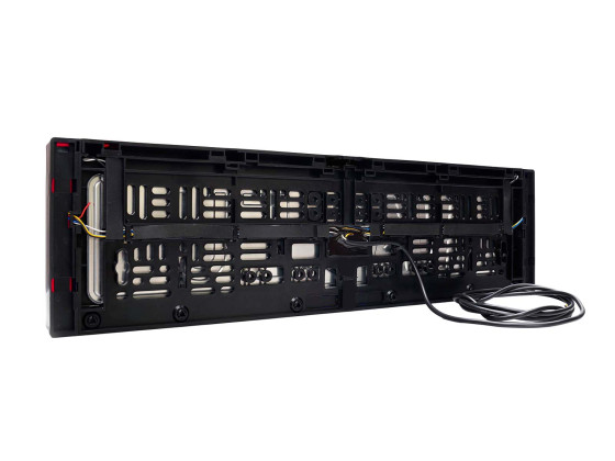 WAS skyltram W253, 12/24V, LED,Skyltljus/ryggel./Takel.