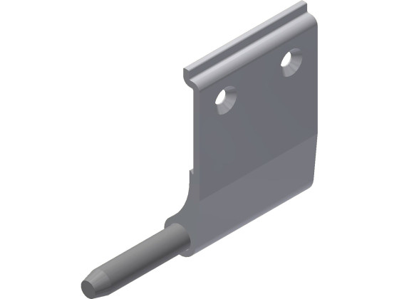 Gångjärn alu V 160/90mm m/tapp för 353032