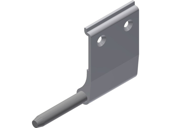 Gångjärn alu V 180/90mm m/tapp för 353032