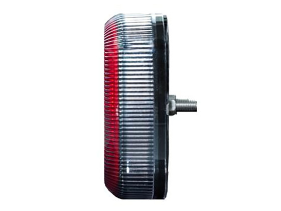 Baklys/ryggelys LED 12/24V PRO-SQUARE, 0,5m kabel m/5-pin ba