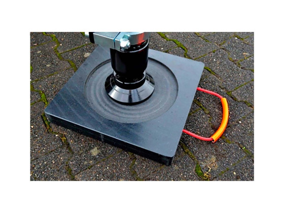 Stödbensplatta 400x400x40mm load 10.000 kg