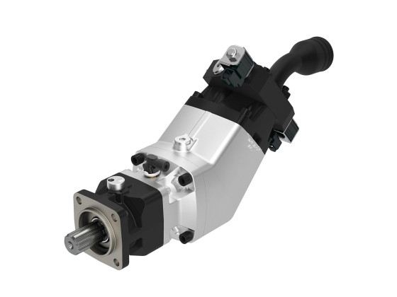 Hydraulisk flödespump F4 57/57-R-520 m/clutch