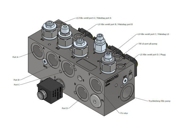 Ventilblock FCS-V4, 4 uttag