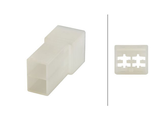 Hella kontakthus 2-poligt, hona