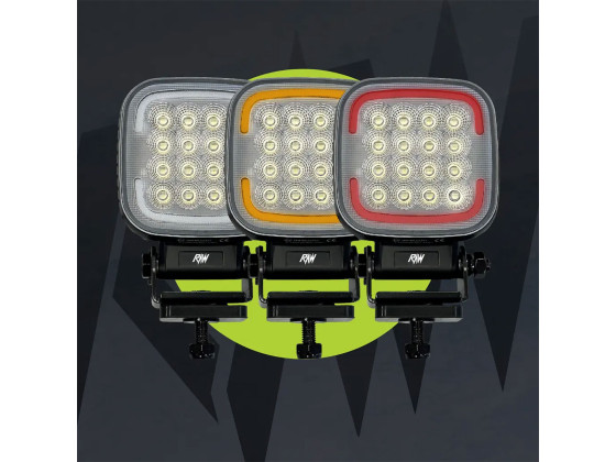 RAW TRIO XL Arbetslampa m/parkeringsljus