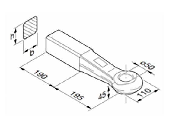 Rockinger trekkøye HD 50mm 80x75mm