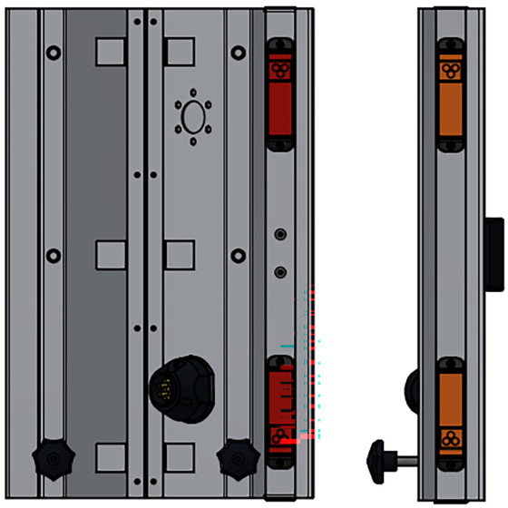 Breddemarkering m/lys Rektangulært, SE/EU/NO, HF