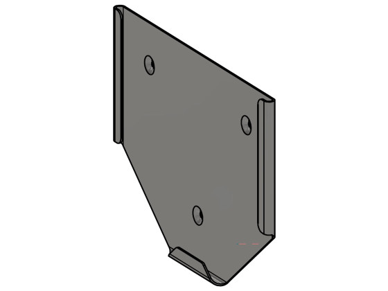 Skylthållare förbandsskylt RAL326H