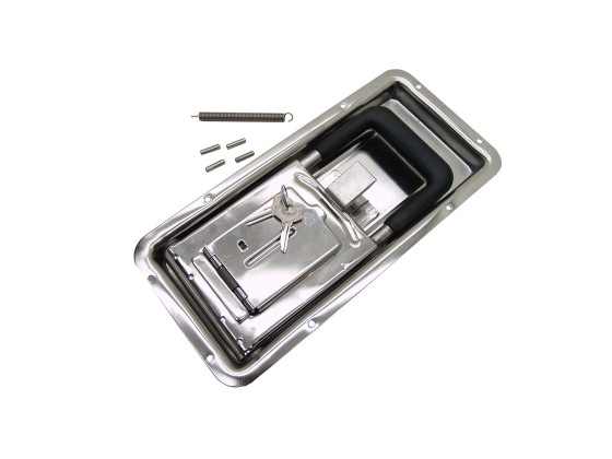 Dörrlås f/inb. 25/Ø15mm rostfri - 2351