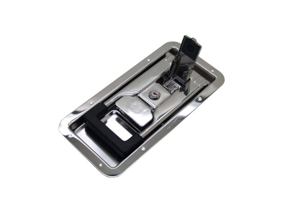 Dörrlås f/inb. D23,5mm f/Ø16mm rostfri