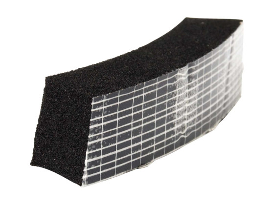 Skumlist 10x17mm m/tejp på en sida