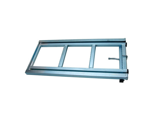 Utdragbar stege 3 steg  zinkgalvad