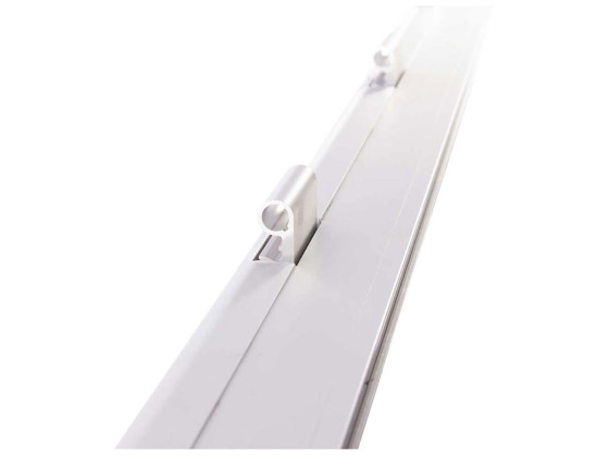 Dörrprofil 5 gångjärn 3300/600mm eloxerad