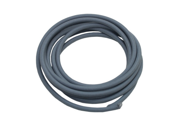 Kapell lina 8mm elastisk grå