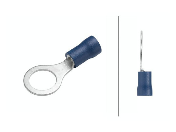 Kabelsko isol. blå 8mm hull. A2585RS - 8KW 044 277-003