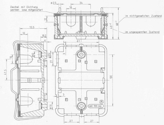 Kopplingslåda Plast - AK19921