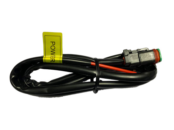 Kabel ADR Svart 2x0,75mm² m/Deutsch kontakt 1m