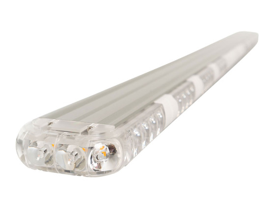 Blixtljusramp 10/30V LED klart glas 1400x90x35/75mm   - STR56AAC-V2