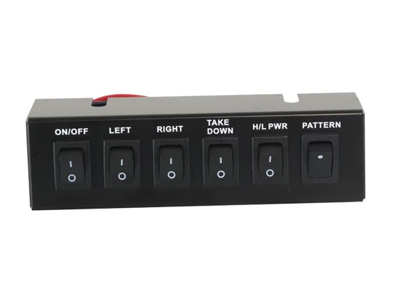 Varningsljusbar 12/24V Silver 1240mm m/braketer