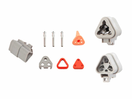 Kontaktstykke Deutch 3-pin, 13A, hun til 498624 - 7802132