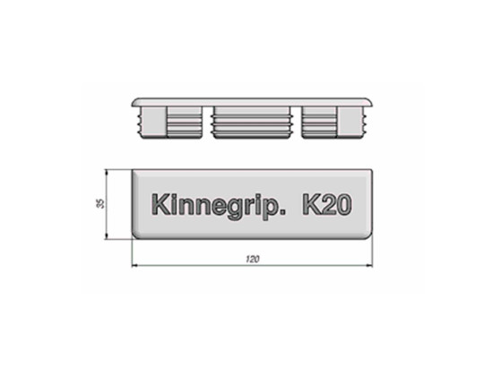 Kinnegrip K20 Plastlock dubbel