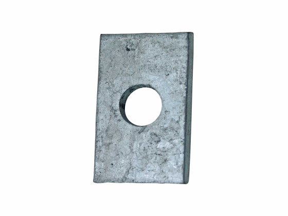 Skiva för gum.kloss 64x40m galvad