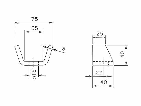 Böj f/ 517000 Scania konsol