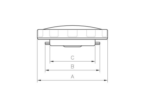 Tanklock 38mm u/lås plåt