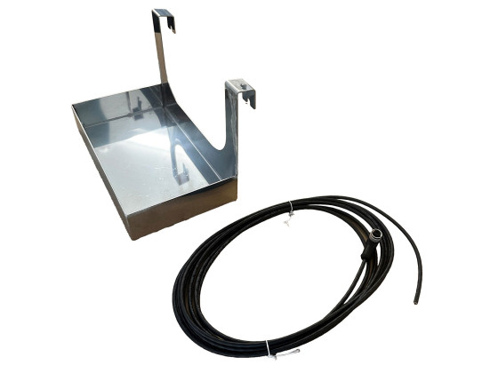 Hydrauliktank stål 200L 250x913x1200 m/rund kant - Inkl filter och ventil