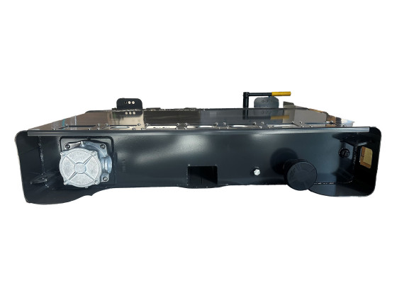 Hydrauliktank stål 200L 250x913x1200 m/rund kant - Inkl filter och ventil