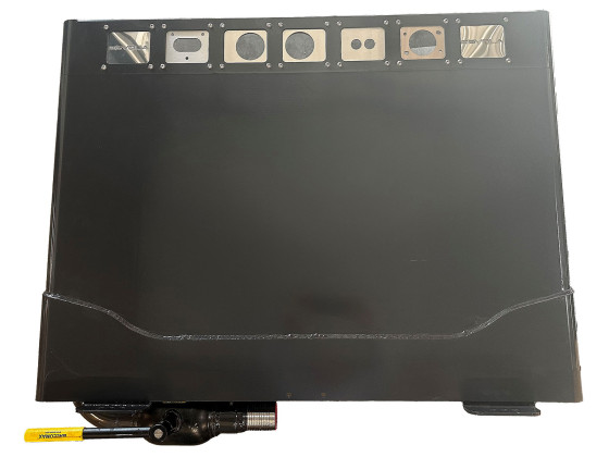 Hydrauliktank stål 200L 250x913x1200 m/rund kant - Inkl filter och ventil