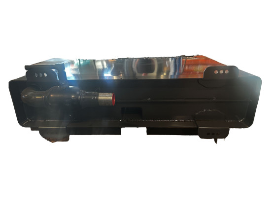 Hydrauliktank stål 200L 250x913x1200 m/rund kant - Inkl filter och ventil