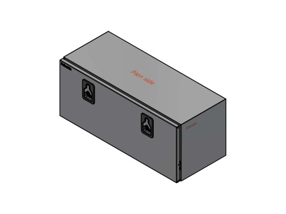 BevoBox RF verktygslåda bottenhängd lucka L1200xH500xD500