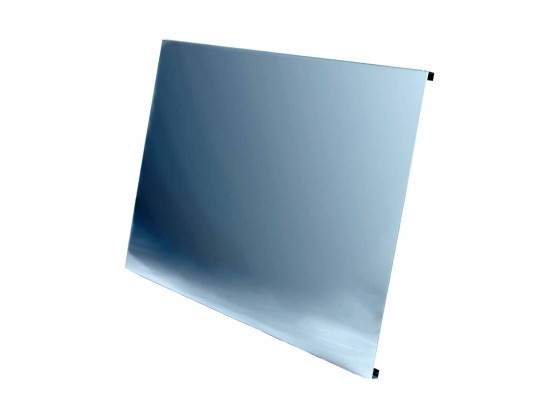 Täckplåt till sidoskydd slät - Rostfri polerat - H: 600mm - L: 1000mm