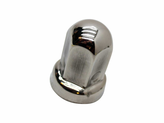 Hjulmutter hylsa 65mm hög 33mm rostfri