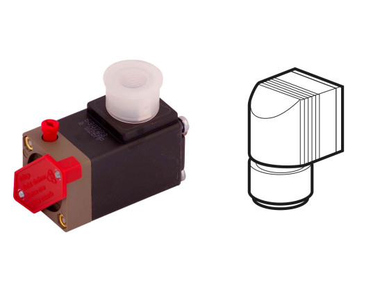 Magnetventil VE13 incl stik