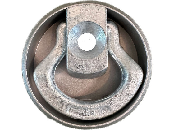 Surrningskrok aluskål Ø92xH23mm LC2000kg/MLC4000kg