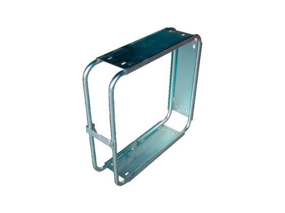 Hållare för stödbensplatta  - 500x500x70mm - Rostfri