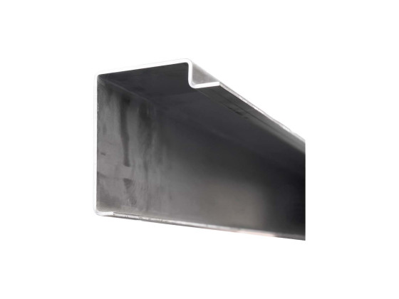 Kantprofil 4mm/28mm, 7mtr - 4 mm/28 mm. 7 m. Rå.  - H=155 mm