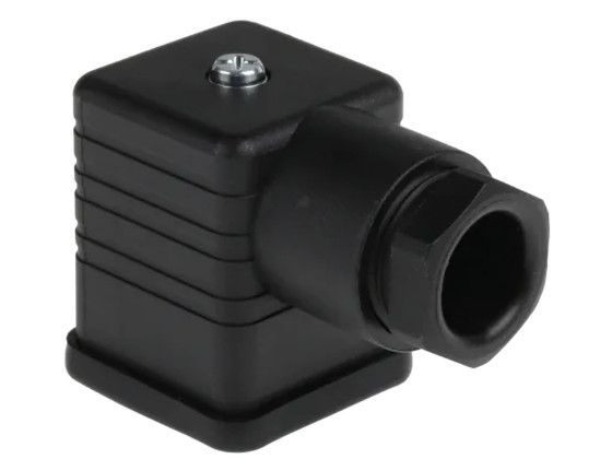 Hirschmann kontakt svart pin för Q45 centraler