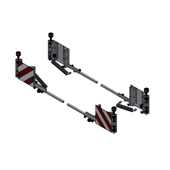 Bred last markering med ljus och rotorljus, EU - set