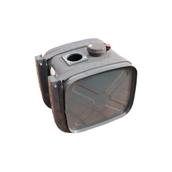 Hydraultank stål 120L L750mm u/filter