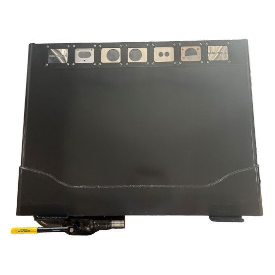 Hydrauliktank stål 200L 250x913x1200 m/rund kant - Inkl filter och ventil