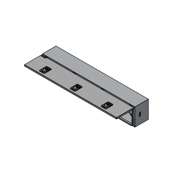 BevoBox för lådsystem överskåp, övre gångjärn - B2100xH400xD350 RF
