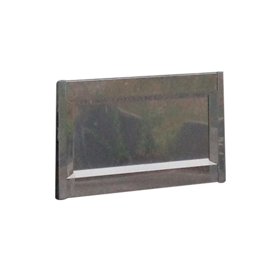 Täckplåt till sidoskydd rostfritt polerat H600xL2500