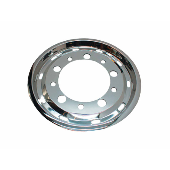 Framkapsel 22,5" rostfri Super single - Inset = 27mm, Offset = 130mm