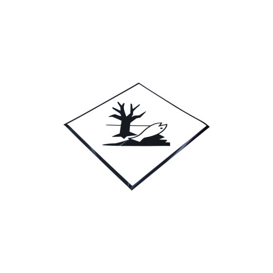 ADR-skylt Miljöfarligt ämne 250x250mm självhäftande